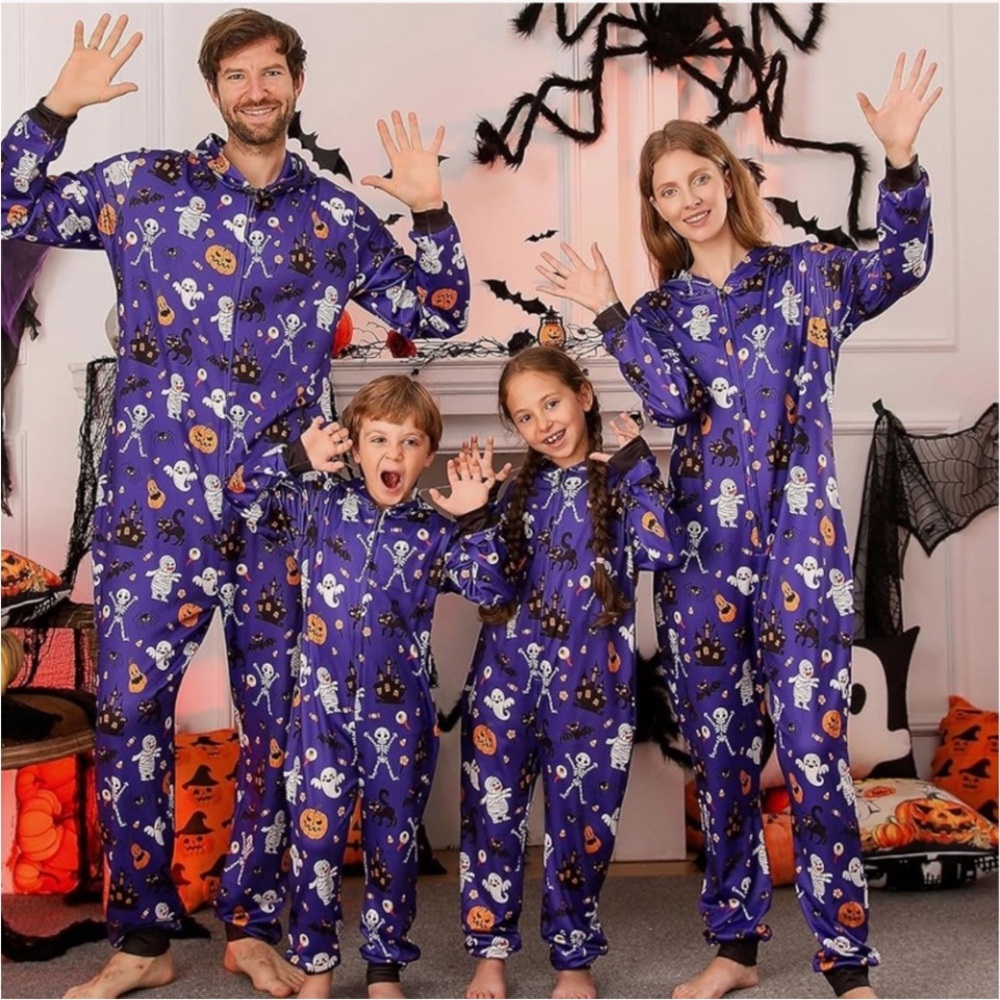 ~New Halloween Zip Up Pajamas~